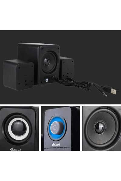 Kisonli The U-2900BT multimedia speaker is designed specifically for gaming and features Bluetooth connectivity and dynamic RGB lighting.