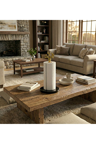 EOCRAFT Gold Granite Marble Silver Metal Round Paper Towel Holder Napkin Holder Bathroom Tableware Kitchen Organizer