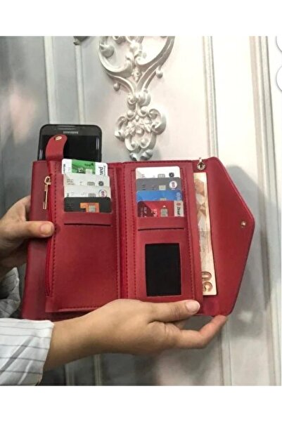 Özay butik Model Women's Wallet with Phone and Coin Compartment