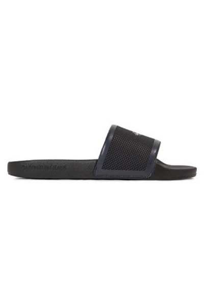 Calvin Klein Men's SLIDE INSTITUTIONALMETALLIC Slippers