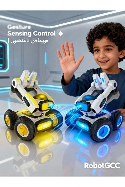 Generic سيارة روبوت هامرر رباعية الدفع تعمل بالتحكم عن بُعد مع خاصية استشعار ...