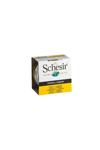 Schesir شيزر طعام رطب للقطط بالتونا مع السوريمي 85g