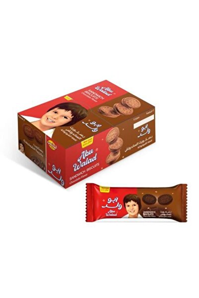 FO أبو ولد – بسكويت ساندويتش بالشوكولاتة – 12 قطعة