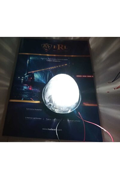 BARLAS OTO LED KRİSTAL LED LAMBA 12-24 VOLT BEYAZ RENK[ YERE IŞIK VEREN]