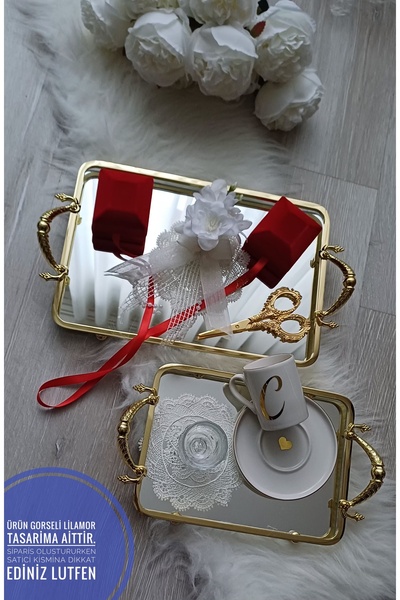 LilAmor Concept Hediyelik Elegance soz nisan tepsi seti