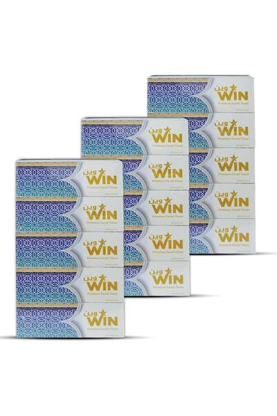 Cleaning Superstore مناديل وجه فاخرة من وين، 200 منديل، طبقتين - عبوة من 15 كرتونة - عبوة كبيرة