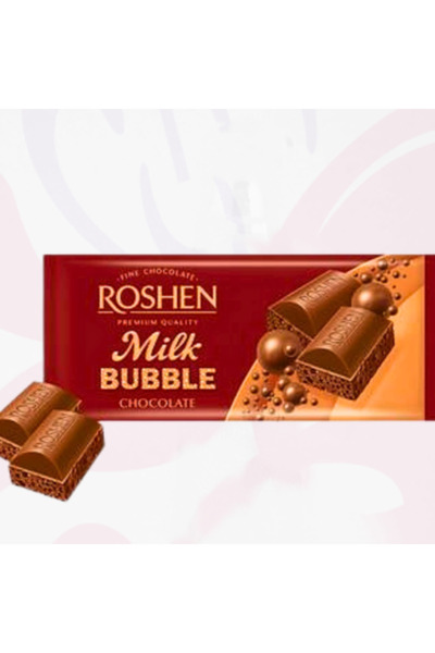 Roshen Chocolate Bubbles with Milk 80g