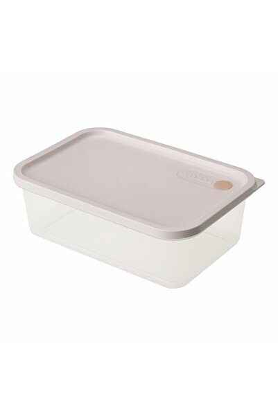 Omada Rectangular food box 24x16, 5xH8 cm 2L beige lid - All in One