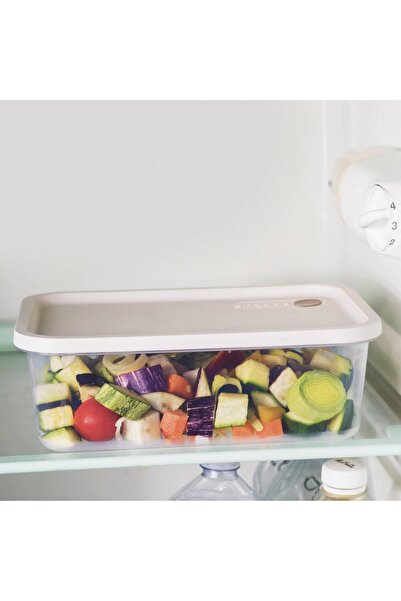 Omada Rectangular food box 24x16.5xH8 cm 2L sage green lid - All in One