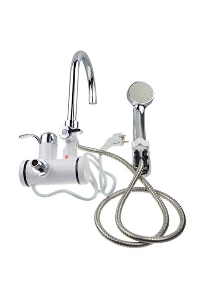 AriDam Robinet Electric AriDam® Montaj Pe Perete Cu Functie Dus - Putere 3000W, Pipa Pivotanta 180°