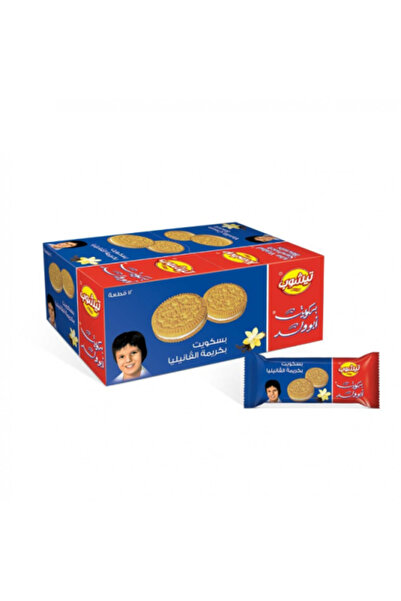Meven Set Beauty بسكويت تيشوب أبو ولد – محشو بكريمة الفانيليا – 12 عبوة × 30 جم