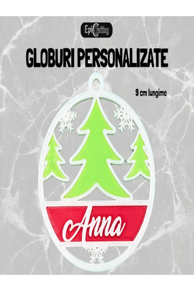 Epic Crafting Personalized Christmas globe with name, Ideal holiday gift