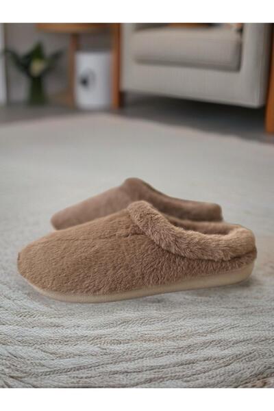 GEZER Papuci de casă pentru femei, papuci de pluș cu interior de lână, papuci de mireasă pentru invitați