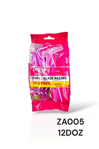 Zajel Razor blades, 12 pieces, 3 blades
