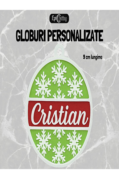 Epic Crafting Personalized Christmas globe with name, Ideal holiday gift