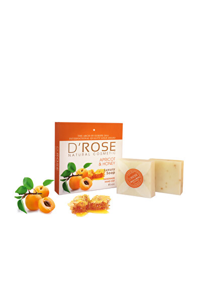 D'Rose Natural Cosmetic Natural Herbal Apricot Honey Soap 4 X 100 Gr - Silky ...