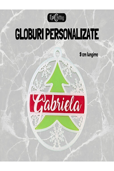 Epic Crafting Personalized Christmas globe with name, Ideal holiday gift