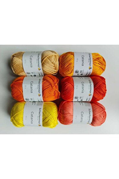 Schachenmayr Σετ πλεκτών κλωστών και βελονάκι για πλέξιμο στο χέρι για τσάντες παιχνιδιών και μπλούζες Catania Amigurumi