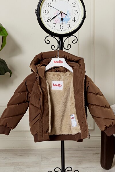 Benittokids Baby Boy Hooded Winter Coat