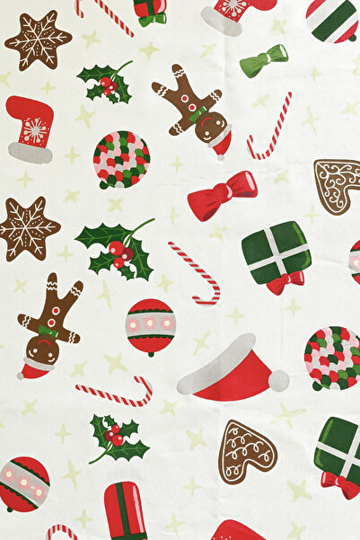 Soft Kare Christmas Patterned Waterproof Stain-Resistant Table Runner |   Christmas Decorative Runner