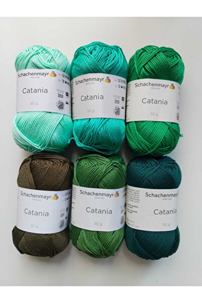 Schachenmayr Σετ πλεκτών κλωστών και βελονάκι για πλέξιμο στο χέρι για τσάντες παιχνιδιών και μπλούζες Catania Amigurumi