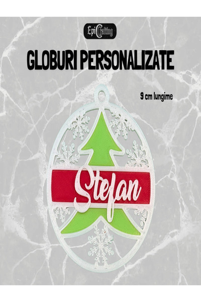 Epic Crafting Personalized Christmas globe with name, Ideal holiday gift