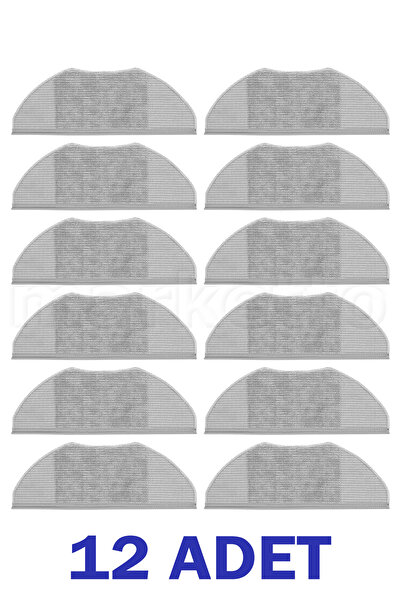 Marketto قماش ممسحة متوافق مع يوفي روبوفاك L70 هايبرد، 12 قطعة