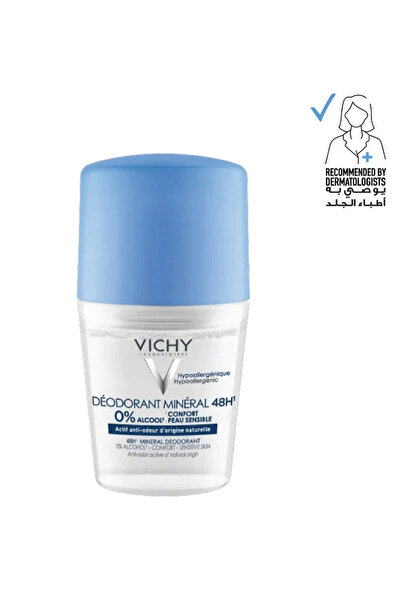 VICHYIE Mineral Roll-On - 48 Hour Anti-Sweat Effect