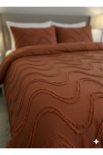 BH BABY HOME Premium Jacquard Woven Double Bedspread Set (230X240 cm) + 2 Pillowcases 50X70 cm