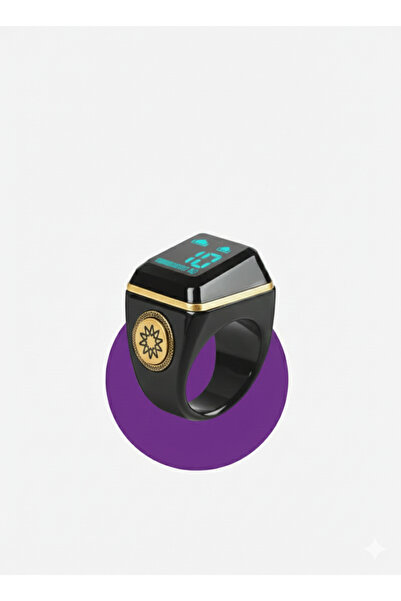 Trendora Smart Digital Tasbih Counter Ring – Bluetooth Zikr Tracker with Prayer Alerts & Ergonomic Design