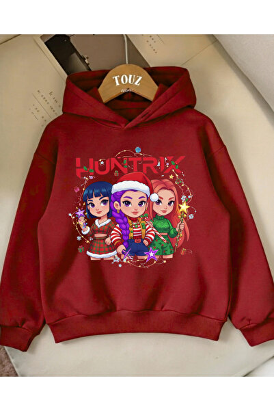Touz Moda Christmas Young Kpop Demon Hunters 3-Thread Thick Sweet Hoodie