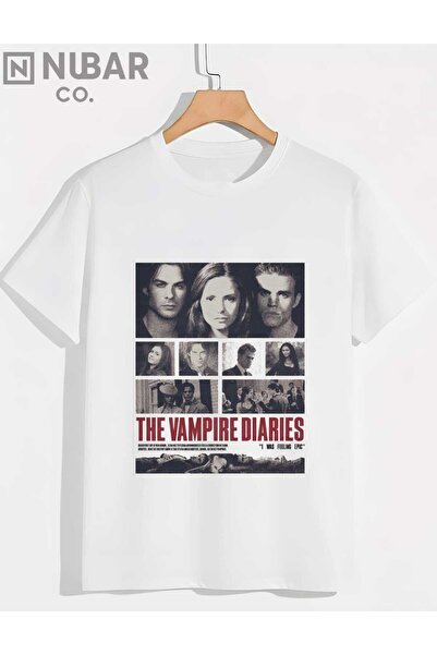 GraffTee VAMPIRE DIARIES Dizajnirana unisex majica | 100% pamuk % OPUŠTEN KRO...