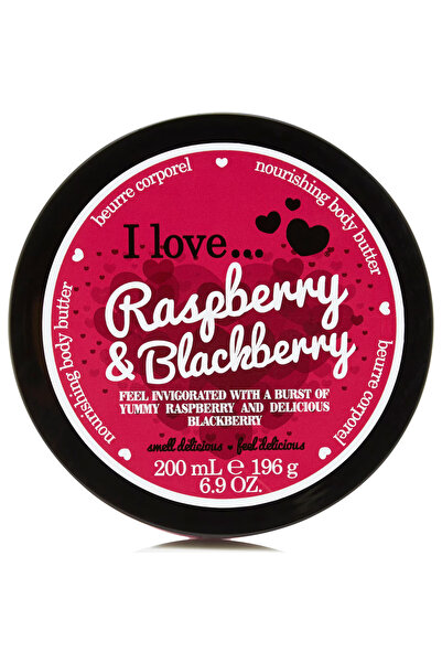 I Love , Raspberry & Blackberry, Hydra-Nourishing, Body Butter, 200 ml