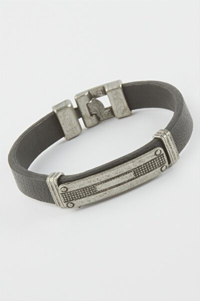 cleovibe Rectangular Faux Leather Bracelet