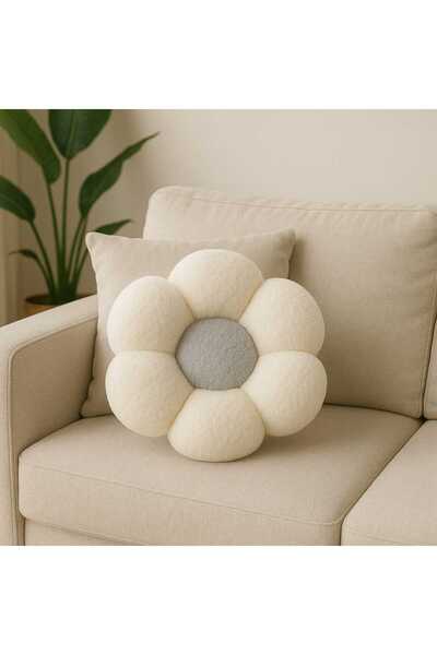 CHIZGY Soft Plush Daisy Decorative Pillow – Anti-Allergic, Imported Fabric, Spring Chic Throw Pillow and Cushion