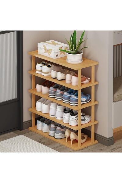 genric Vertical Shoe Organizer - 4, 5, and 6 Tiers (5 Tier)
