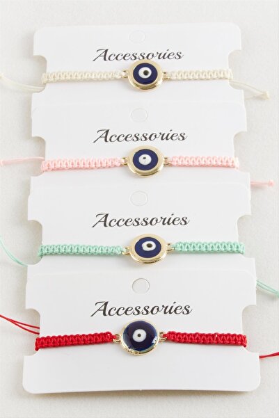 cleovibe Evil Eye Macrame Braided Bracelet