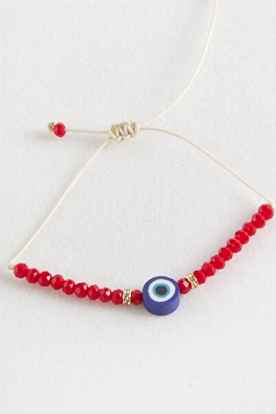 cleovibe Nazar Crystal Macrame Rope Bracelet