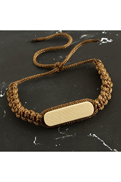 cleovibe Wooden Macrame Braided Bracelet