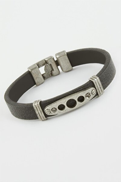 cleovibe Oval Faux Leather Bracelet