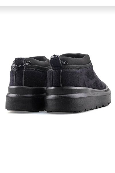 ŞAH Women's Fur Suede Platform Boots - Non-Slip Sole Casual Winter Warm Boots