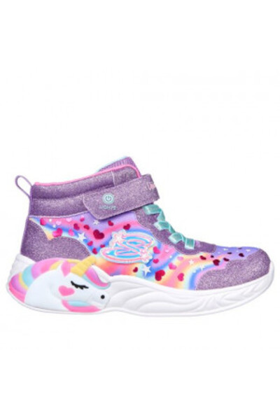 SKECHERS Girls Boots Unicorn Dreams Magic Lavender