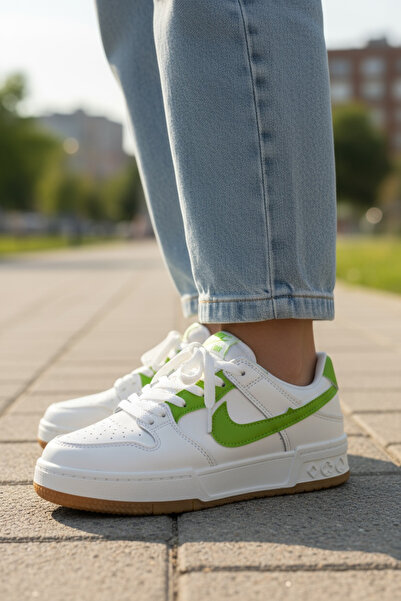 dehaine Women's sneakers made of eco-leather, N22 Green