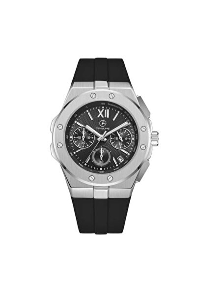 CAVALINE Kafalain Watch - Gold & Silver Steel Strap, Sky-Blue Dial, 28 mm