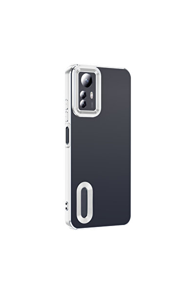 ZM STORE Xiaomi Redmi Note 12S Compatible Case Camera Protection Transparent Cover Featuring Logo Omega