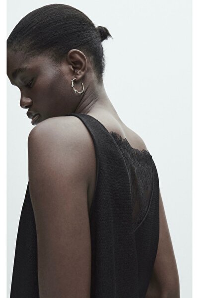 Massimo Dutti top cu dantelă