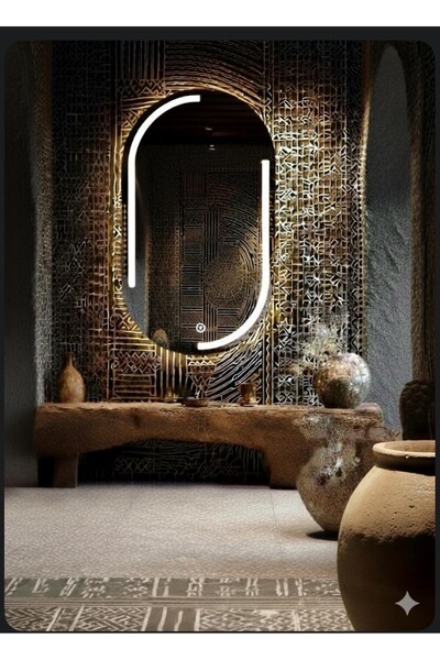 Rose Tasarım 80/60cm Dokunmati̇k Ledli̇ Ayna