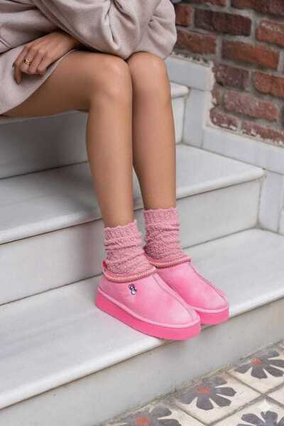 diya shoes Atiye Sabo Ultra Sabo Mini Women's Indoor and Outdoor Suede with Feather Pattern