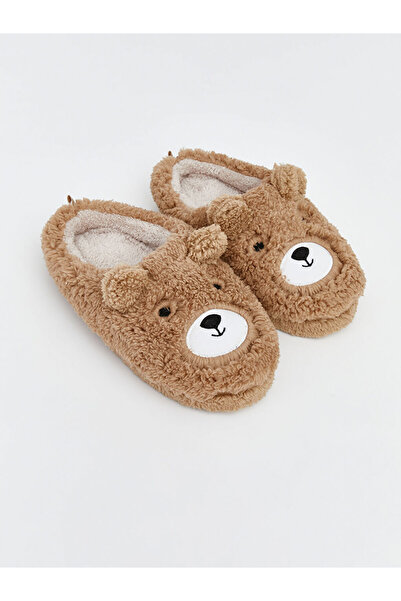 LC Waikiki Бродирани домашни пантофи за момчета с мече