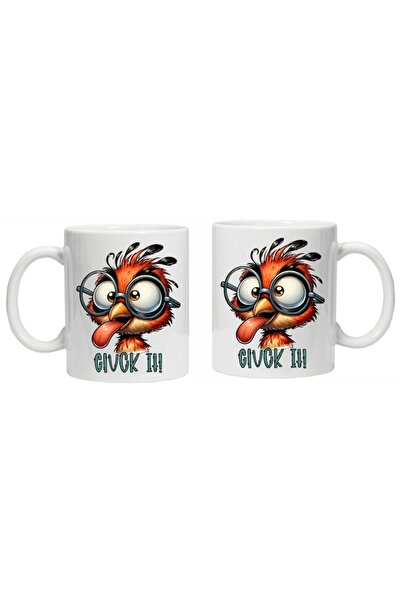 CRD PRINT Personalized mug "ciuck it", CRD PRINT, 330ml, white